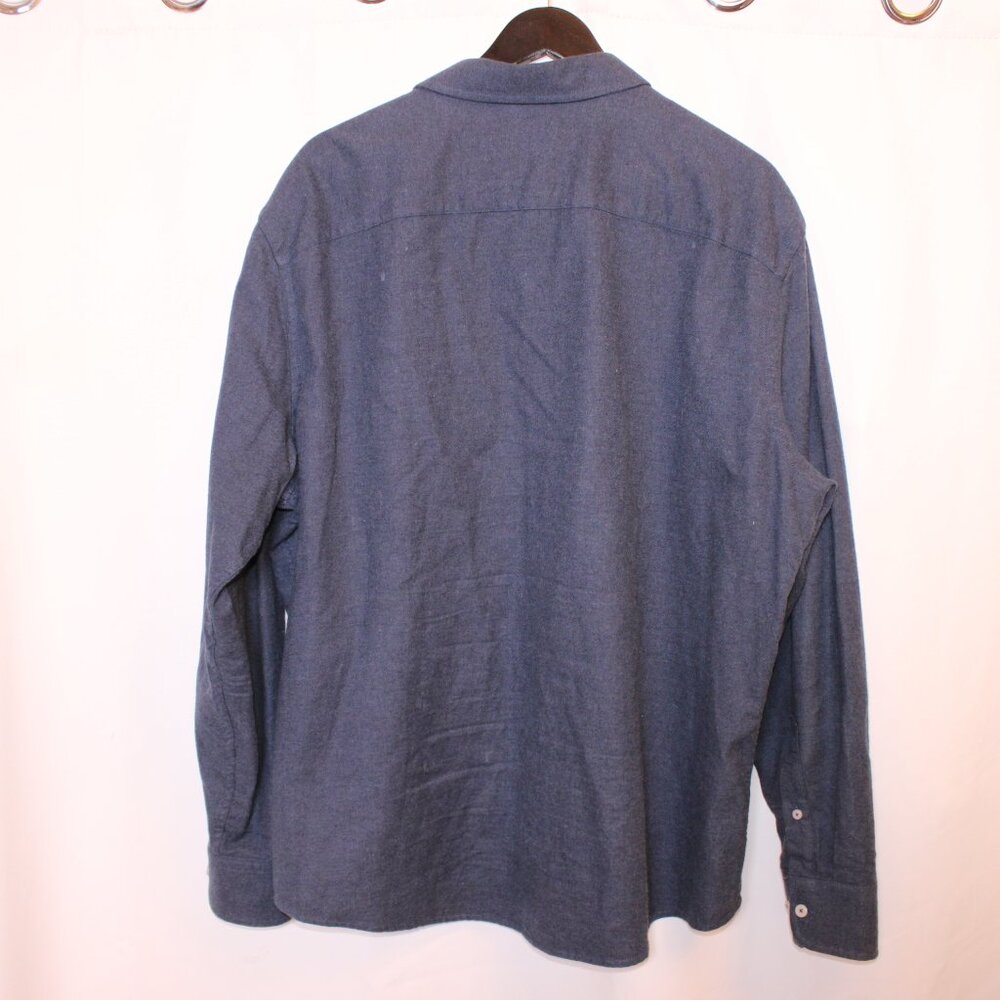 UNTUCKit Dark Blue Button Down Shirt Men's XXL 100% Cotton Casual - Picture 3 of 11